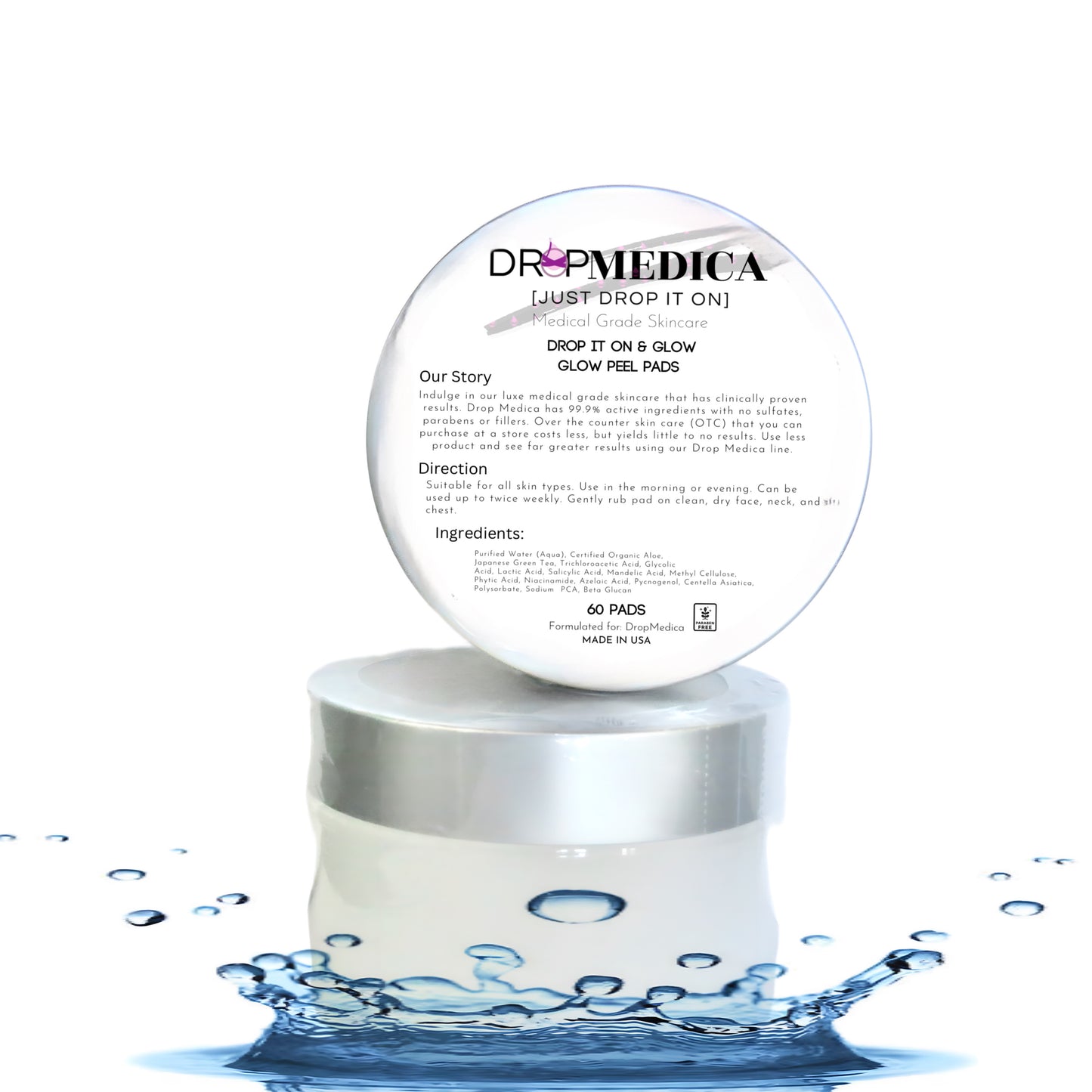 Drop On Glow | Peel Pads with TCA